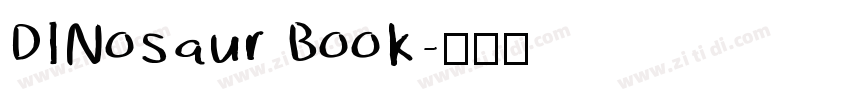 DINosaur Book字体转换